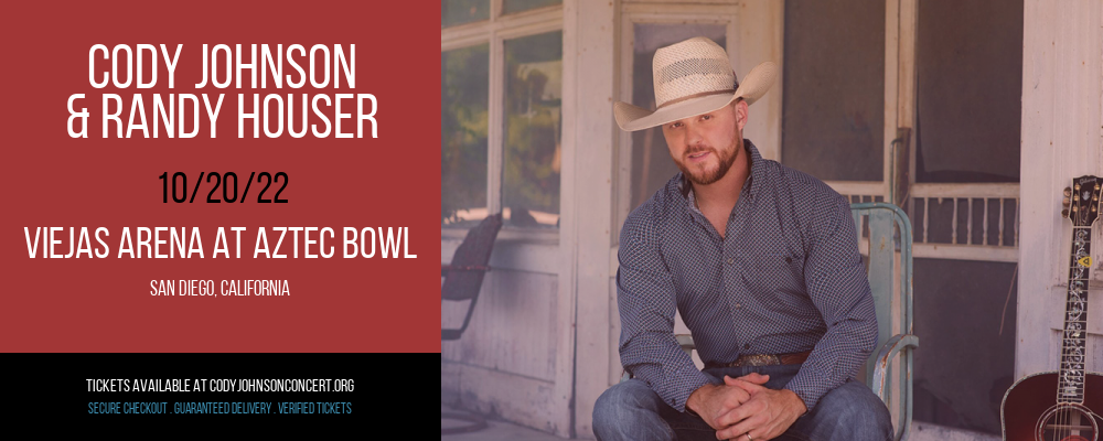 Cody Johnson & Randy Houser at Cody Johnson Concert Tickets