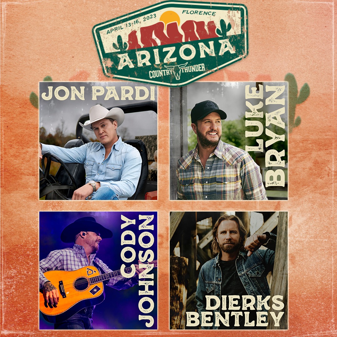 Country Thunder Arizona: Jon Pardi, Luke Bryan, Cody Johnson & Dierks Bentley - 4 Day Pass at Cody Johnson Concert Tickets