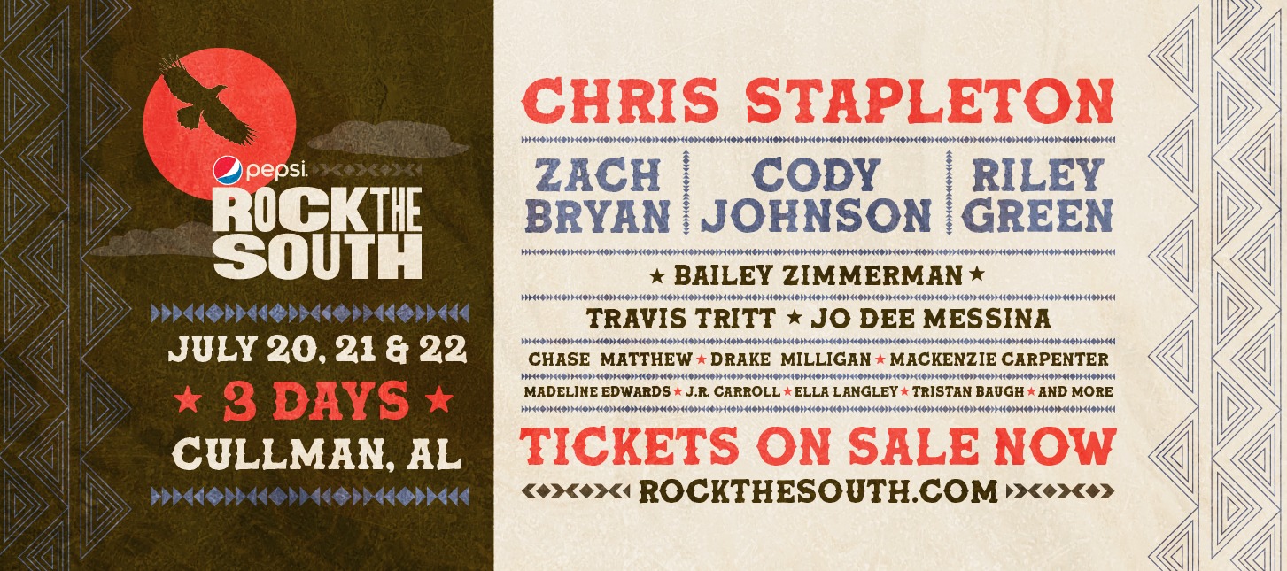 Rock the South - Friday at Cody Johnson Concert Tickets