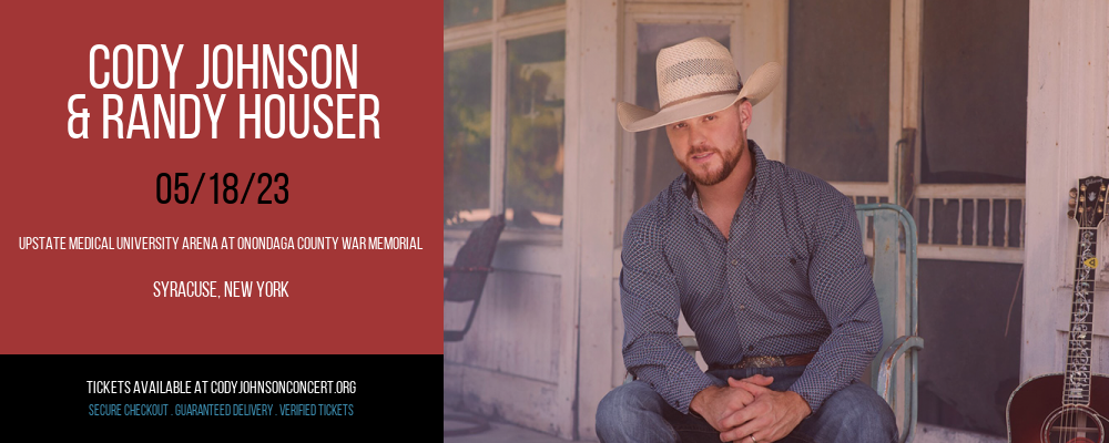 Cody Johnson & Randy Houser at Cody Johnson Concert Tickets