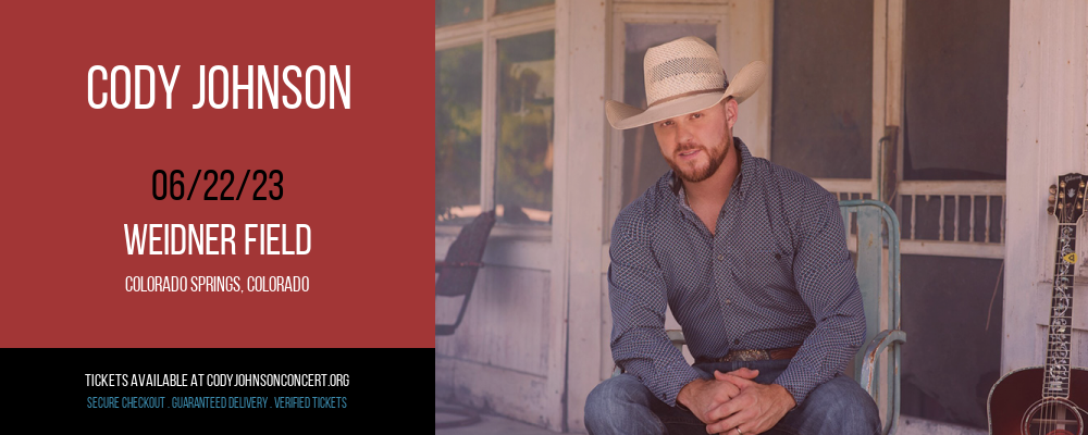 Cody Johnson at Cody Johnson Concert Tickets