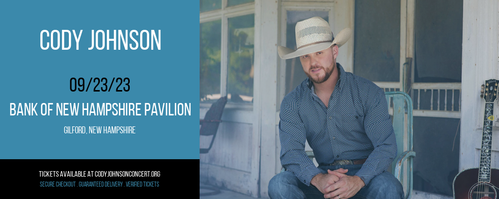 Cody Johnson at Cody Johnson Concert Tickets