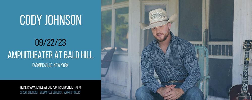 Cody Johnson at Cody Johnson Concert Tickets