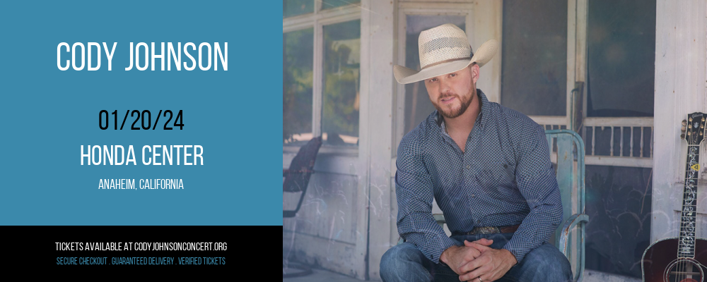 Cody Johnson at Honda Center at Honda Center